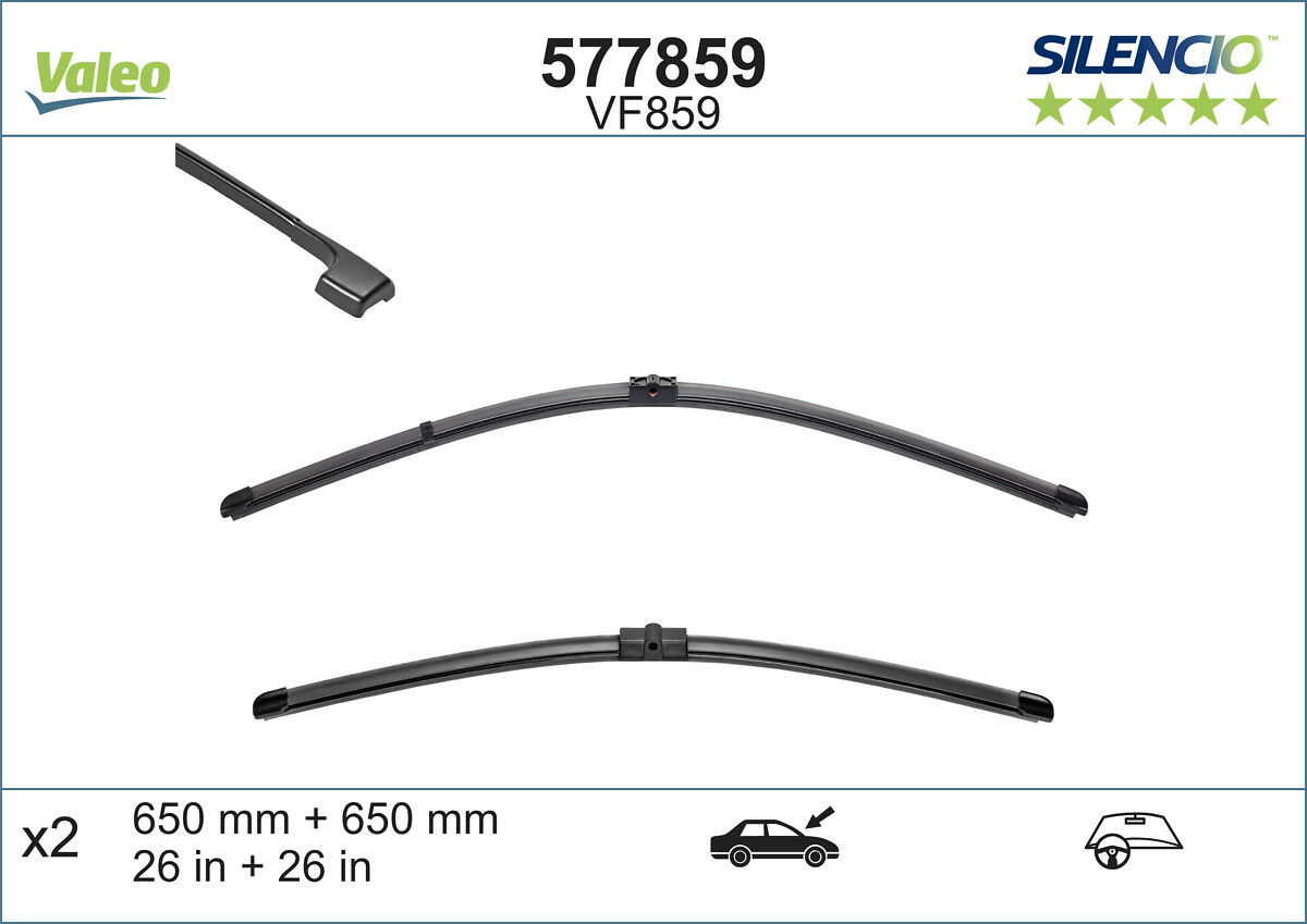 Lamela stergator VALEO 577859